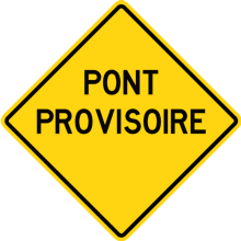Pont provisoire